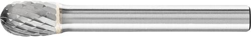 HM-Frässtift DIN 8032, mit 6-mm-Schaft, Tropfenform TRE, Zahnung 4