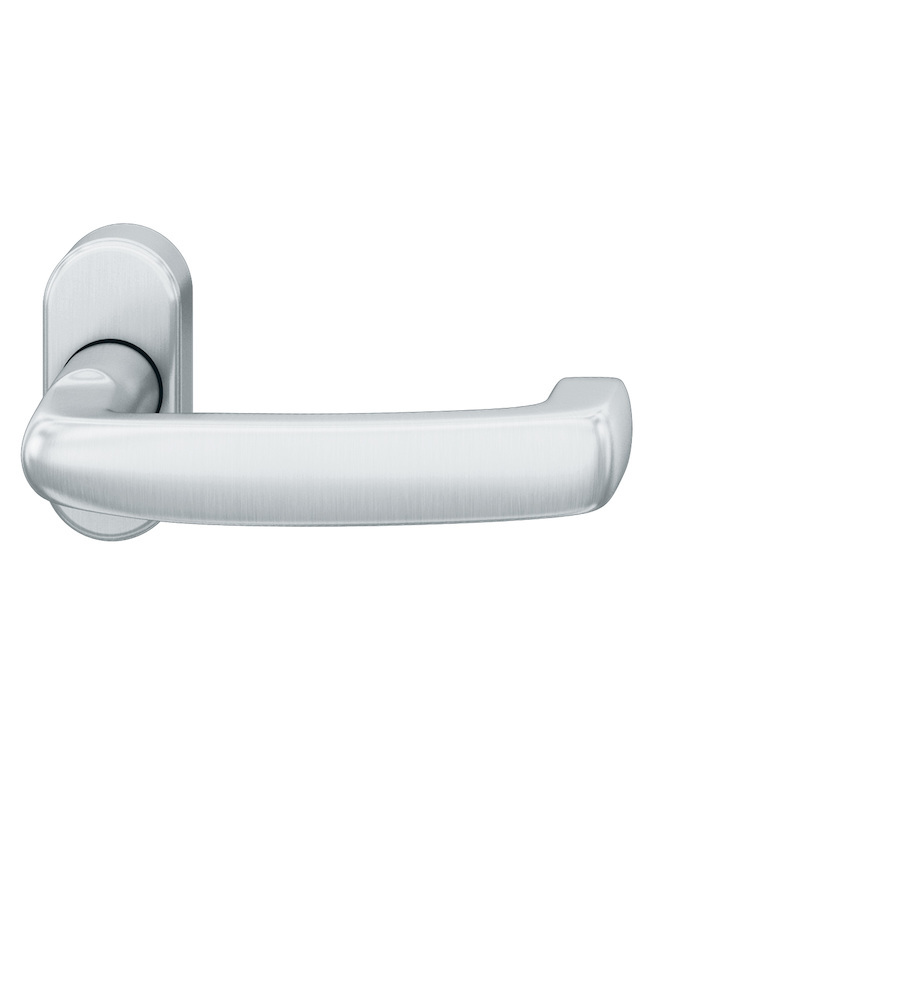 FSB FH Drücker-Halbgarnitur ohne Schlüsselrosette 09 1159, oval, VK 9 mm, Edelstahl