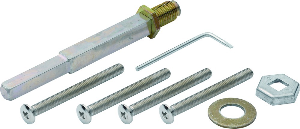 HOPPE Befestigungsset für Schutz-Wechselgarnituren ES1 (Knopf/Griff), VK 10/8 mm