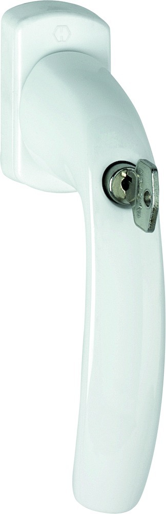 HOPPE Fenstergriff New York 0810SVS/U10, abschließbar, eckig