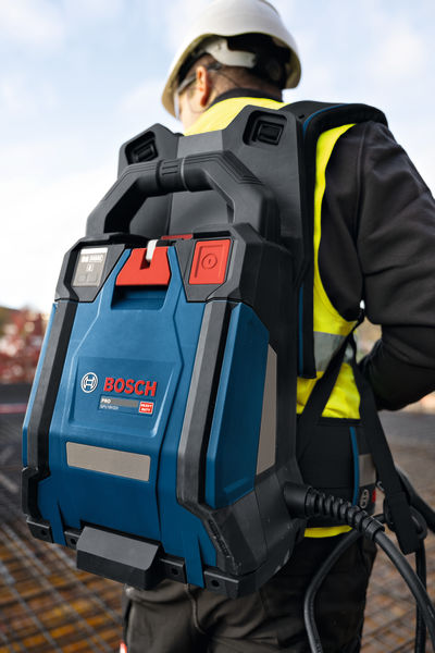 Anwendungsbild, Rucksack, Werkzeug, Batterie, Bosch, Gehäuse