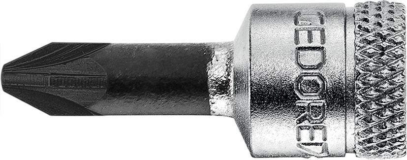 Schraubendrehereinsatz 1/4" für Kreuzschlitz-Schrauben PZ