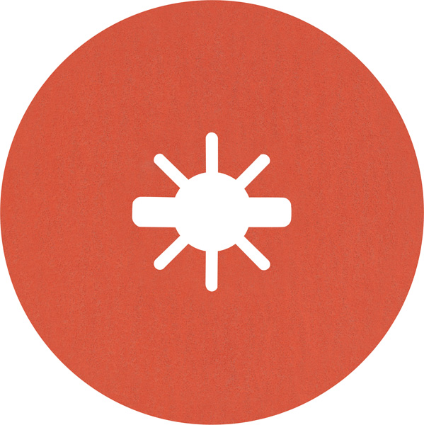 Bosch EXPERT R782 Prisma Ceramic X-LOCK Fiberscheibe, 115&nbsp;mm, 22,23&nbsp;mm, K 60, 25 Stk.