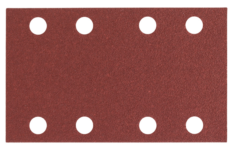 Bosch Schleifblatt C430, 80 x 133 mm, 8 Löcher, Klett, 10er-Pack
