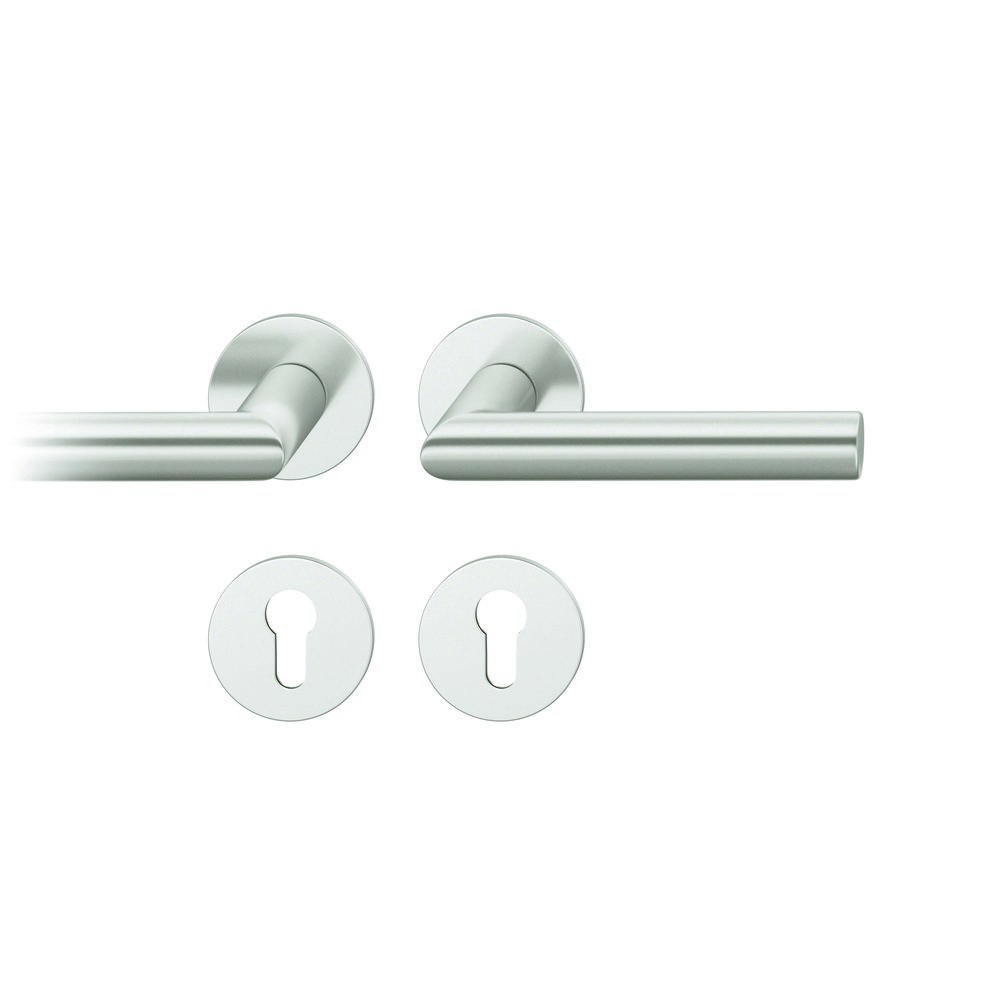 Türdriegel, Griff, Rundzylindrisch, Drehgriff, Schlossrosette