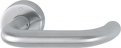 HOPPE Drücker-Halbgarnitur Paris ohne Schlüsselrosette E138Z/42H, ohne Stütznocken, Edelstahl