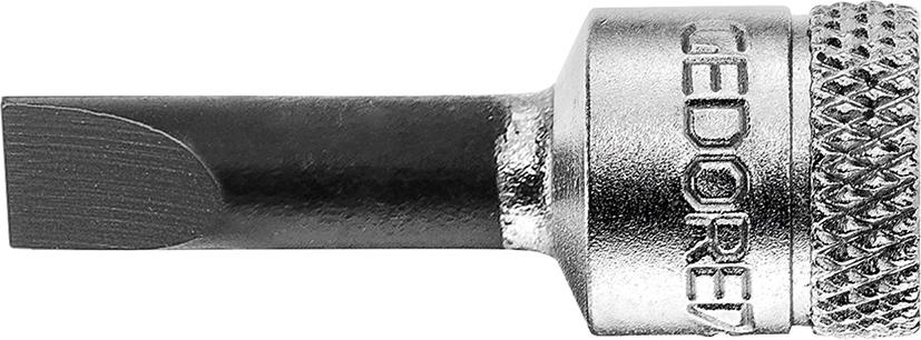 Schraubendrehereinsatz 1/4" für Schlitz-Schrauben