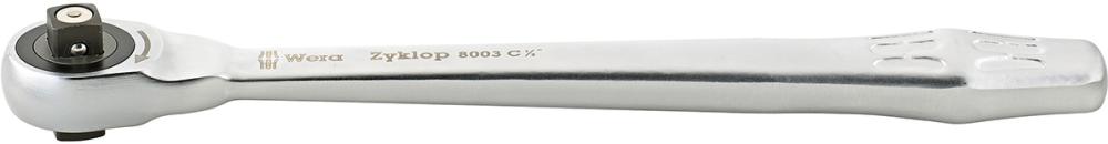 WERA Durchsteckknarre  ZYKLOP metal push 1/2"