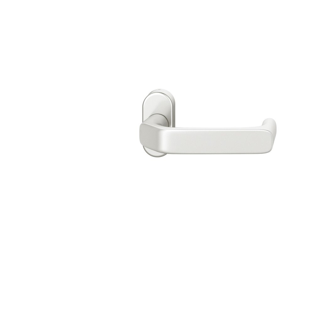 FSB FH Drücker-Halbgarnitur ohne Schlüsselrosette 06 1290, oval, VK 9 mm, Aluminium