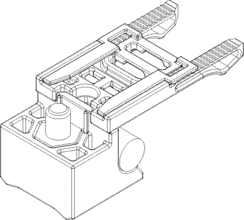 Rohrpuffer GEZE Rollan 40 N/80, mit Feststeller, Stahl