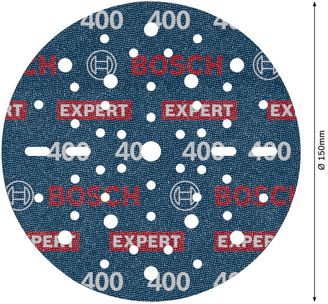 Bosch EXPERT O780 Folienschleifscheibe, 150&nbsp;mm, G400