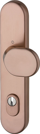 HOPPE Sicherheits-Halbgarnitur M86G/3332ZA,LS ov.,15mm,ES1,ZA/PZ 92/10,F84-1-R,TS 67-72