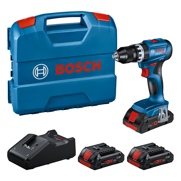 Bosch Professional Set: Akku-Schlagbohrschrauber GSB 18V