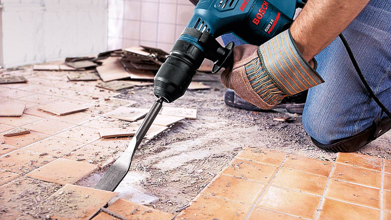 Bosch Bohrhammer mit SDS plus GBH 4-32 DFR, L-BOXX, Schnellspannbohrfutter