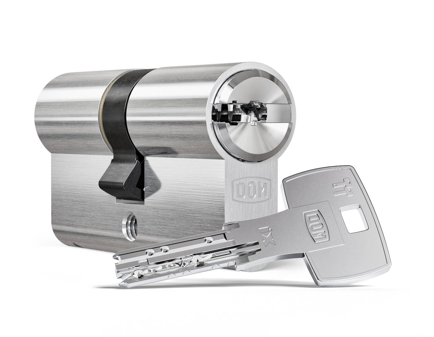 Sicherheitsschloss, Schließzylinder, Schloss, Schlüssel, Metall