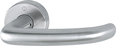 HOPPE Drücker-Halbgarnitur San Francisco ohne Schlüsselrosette E1301Z/42H, VK8, mit Stütznocken, Edelstahl