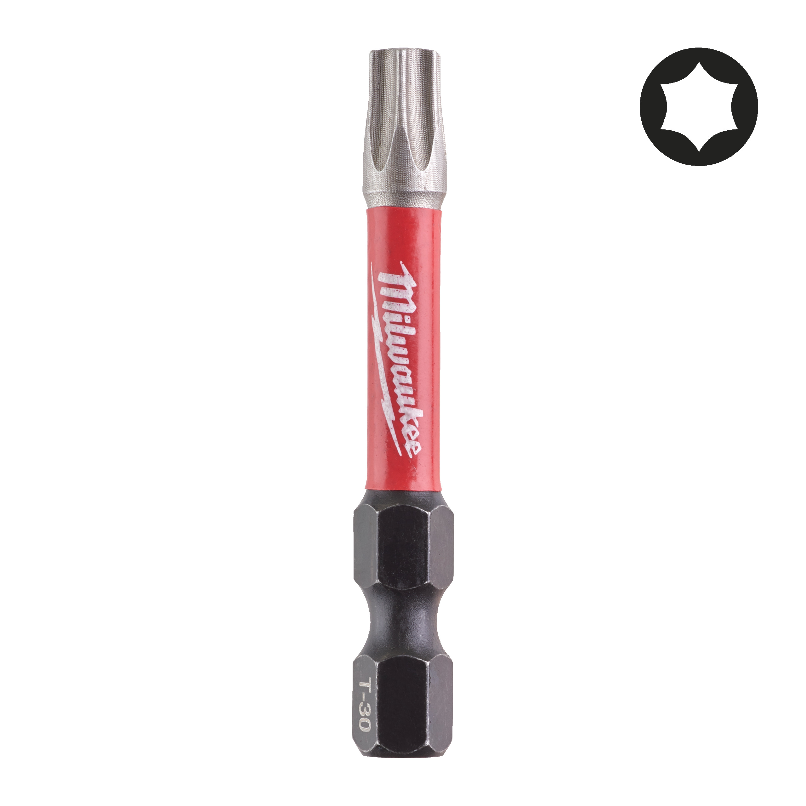 Milwaukee Schrauberbit Torx TX30 / 50 mm SHOCKWAVE (10er Pack)