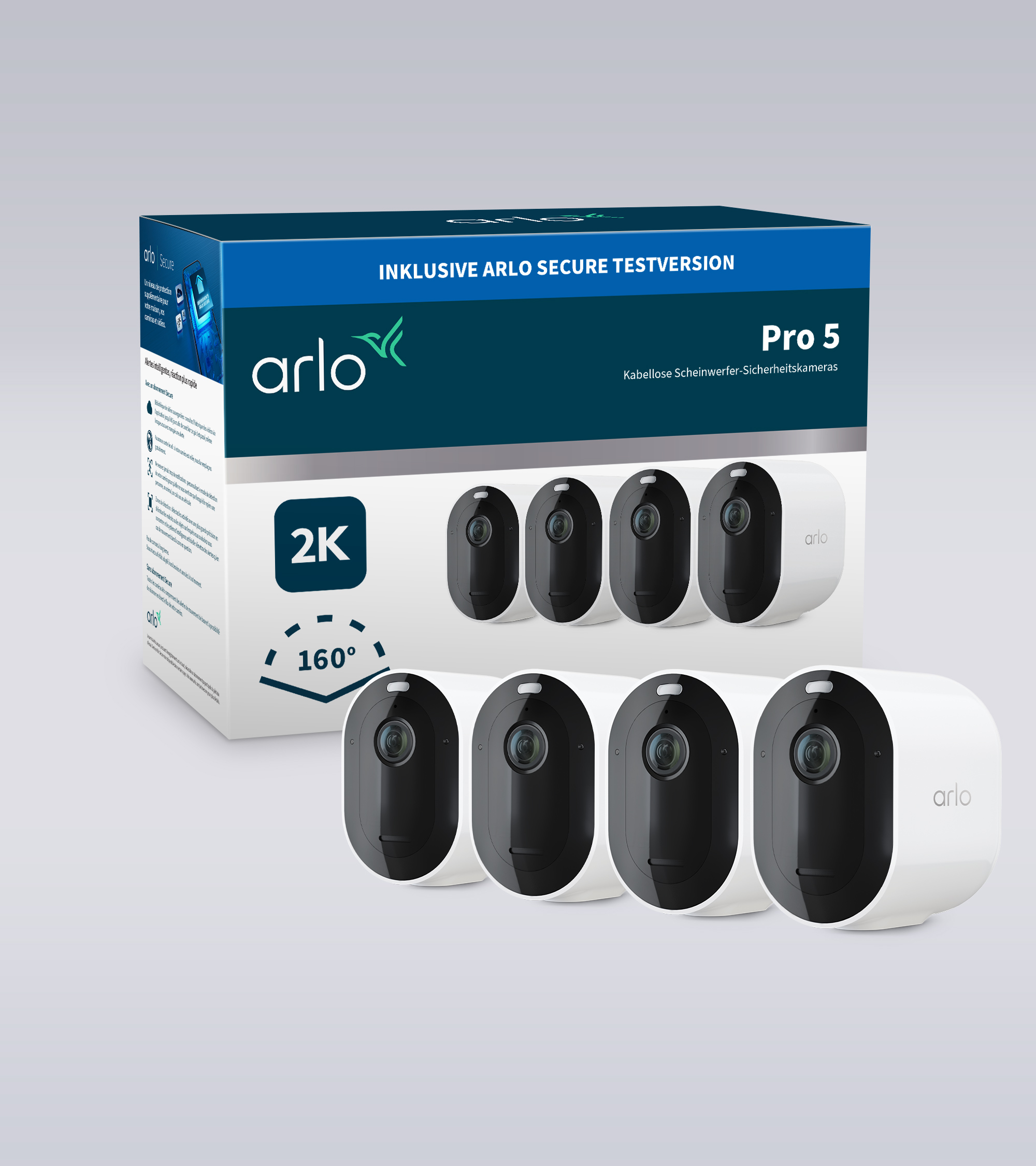Arlo Überwachungskamera Pro 5 2K+