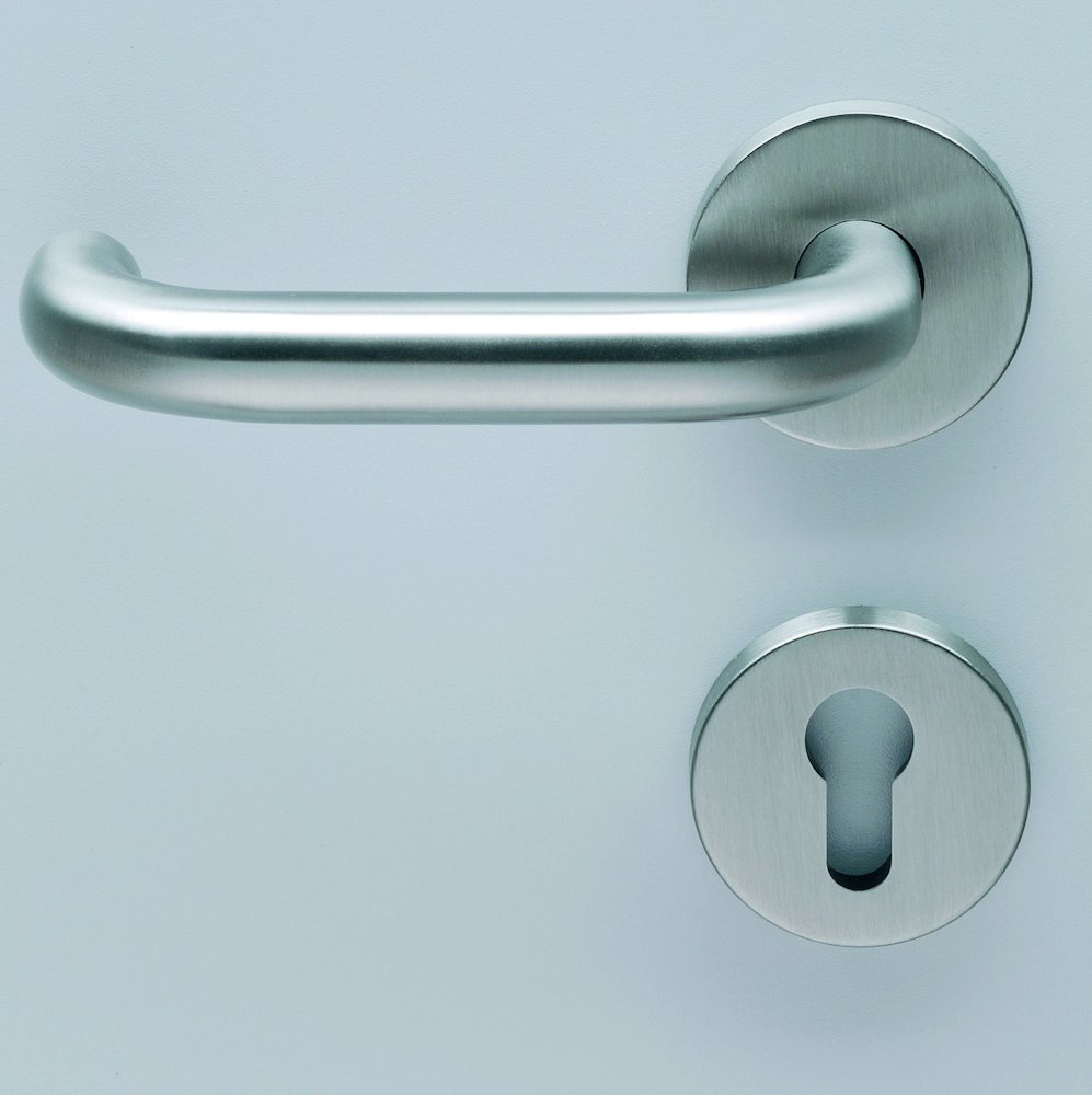 HELO Wechselgarnitur mit Rosetten rund EST.WG 41/K5, VK 10, Edelstahl