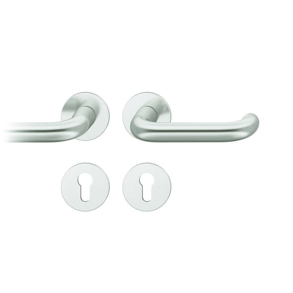 Türgriffe, Türdrücker, Rundrohr-Griff, Rundstahl, Schlosssatz