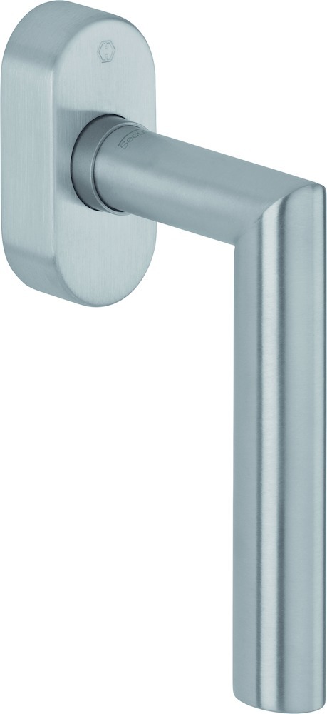 HOPPE Fenstergriff Amsterdam E0400/UD9056, Standard, oval,7/20-30,F69-S