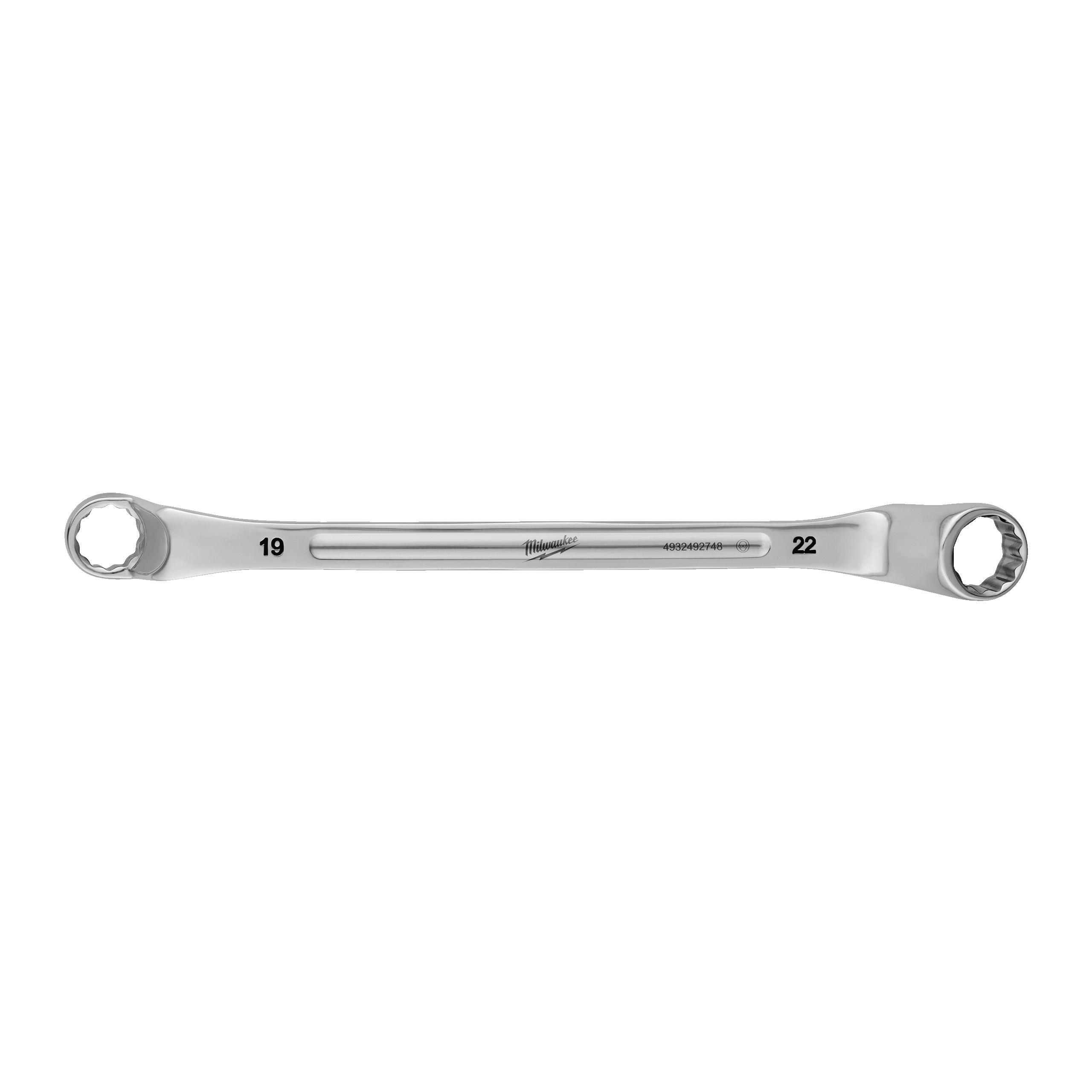 Milwaukee Doppel-Ringschlüssel gekröpft 19 x 22 mm