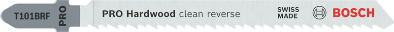 Bosch PRO Hardwood clean reverse T101BRF Stichsägeblatt, 100&nbsp;mm, 25-tlg.