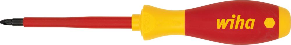 VDE-Schraubendreher für Kreuzschlitz-Schrauben PZ, mit runder Klinge