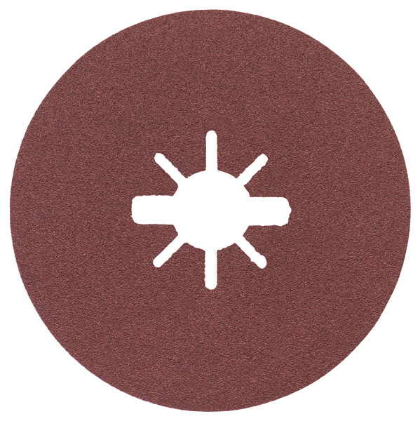 Bosch X-LOCK Fiberschleifscheibe, Ø125&nbsp;mm, K 100, R444, Expert for Metal, 1&nbsp;Stk.