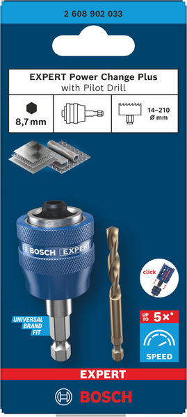 Produktbild Verpackung, Akkuschrauber-Set, Kraftschrauber, Schnellwechsel-Bohrer, Bohrer-Set, Schraubendreher-Aufsatz