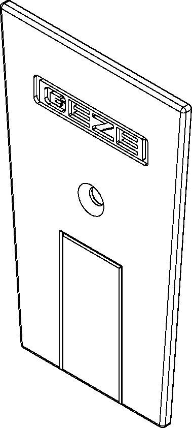 USB-C ports, HDMI, Ethernet, rear panel, hole