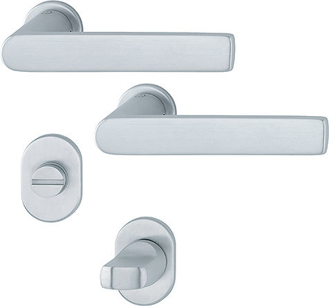 HOPPE Drückergarnitur L.Ang.M1642/868P/869PS-SK,WC/S,8(5),F41-R,TS 40-45,o. No.