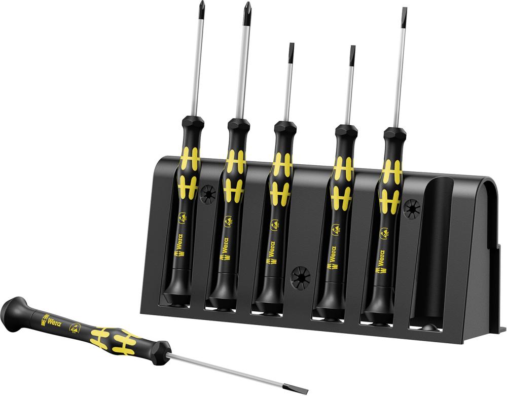 WERA Elektronik-Schraubendreher-Satz  ESD 6-teilig