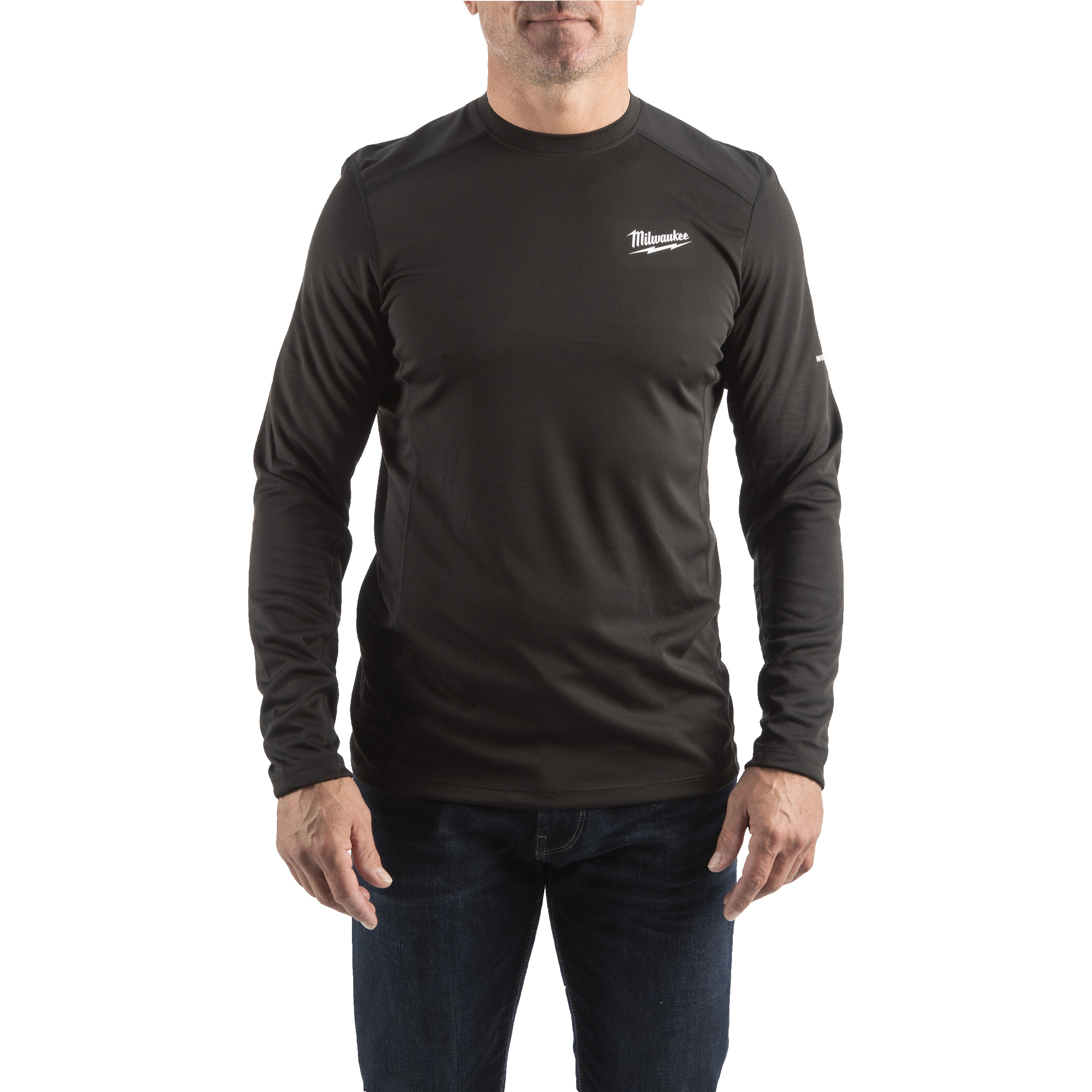 Milwaukee Funktions-Langarm-Shirt schwarz mit UV-Schutz WWLSBL-M