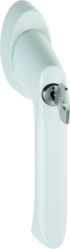 HOPPE Fenstergriff Brest 0739S/US954 100NM, abschließbar, Spitz