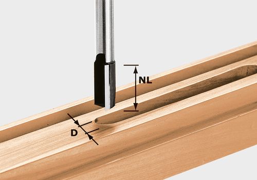 Nutfräser HW S8 D12/30