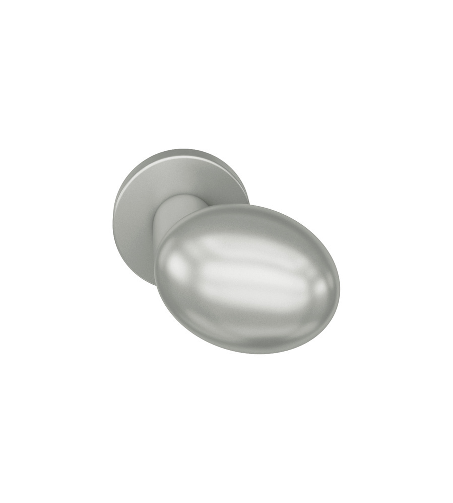 FSB Knopf auf runder Rosette 23 0804, o.Nocken, fest, Aluminium