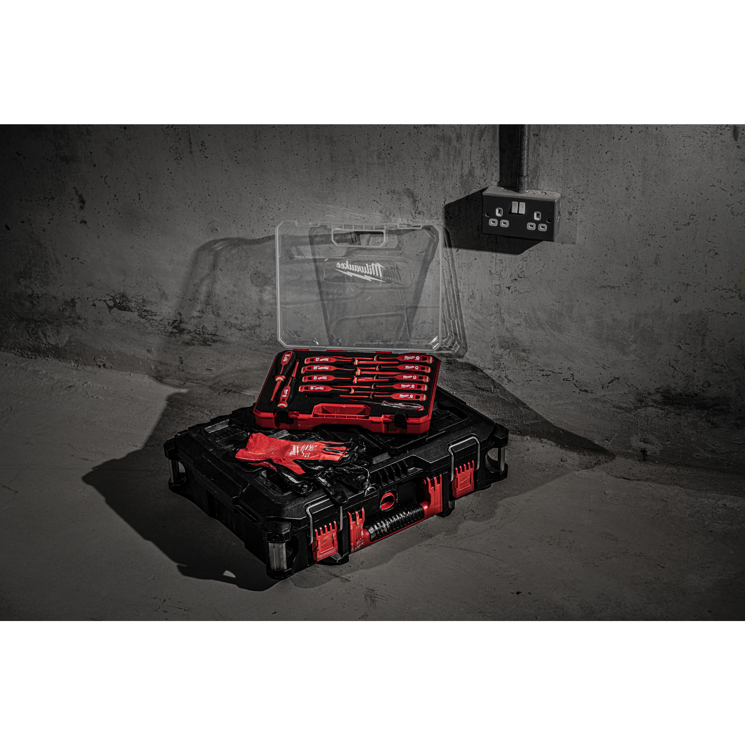 Milwaukee Schraubendreher VDE 5-teiliges Set SL/PZ/Spannungsprüfer Tri-Lobe Schrauberdreher, geprüft