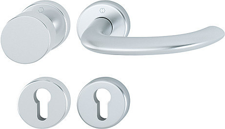 HOPPE Wechselgarnitur Marseille mit Rosetten 58/42KV/42KVS/1138, Aluminium