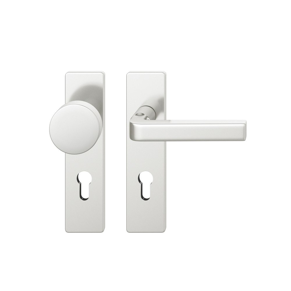 FSB Wechselgarnitur mit Kurzschild 72 1004, AGL3, Aluminium