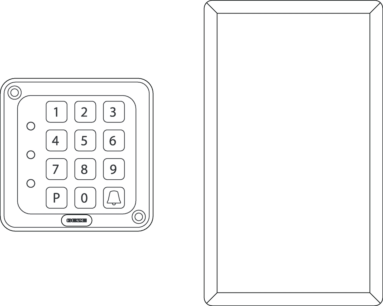 Strichzeichnung, Text