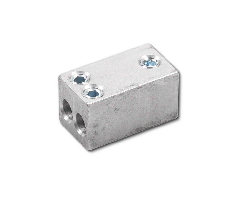 Kupplungsstück GEZE OL 100 / OL 320, Aluminium