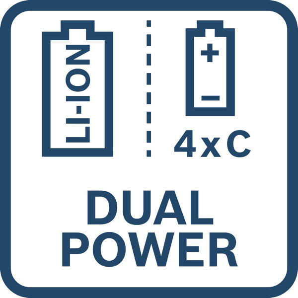 Symbol, Dual Power, Lithium, Batterie, 4xC, Verbinder