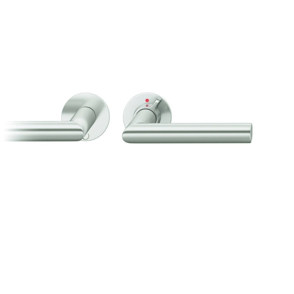 Türgriff, Haustürgriff, Stahl, matte Oberfläche, starr um 90 Grad verstellbar