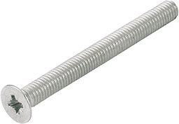 HOPPE Gewindeschraube M5 fürTürgarnituren mit Stahl-Unterkonstruktion und verdeckter Befestigung, Eisen