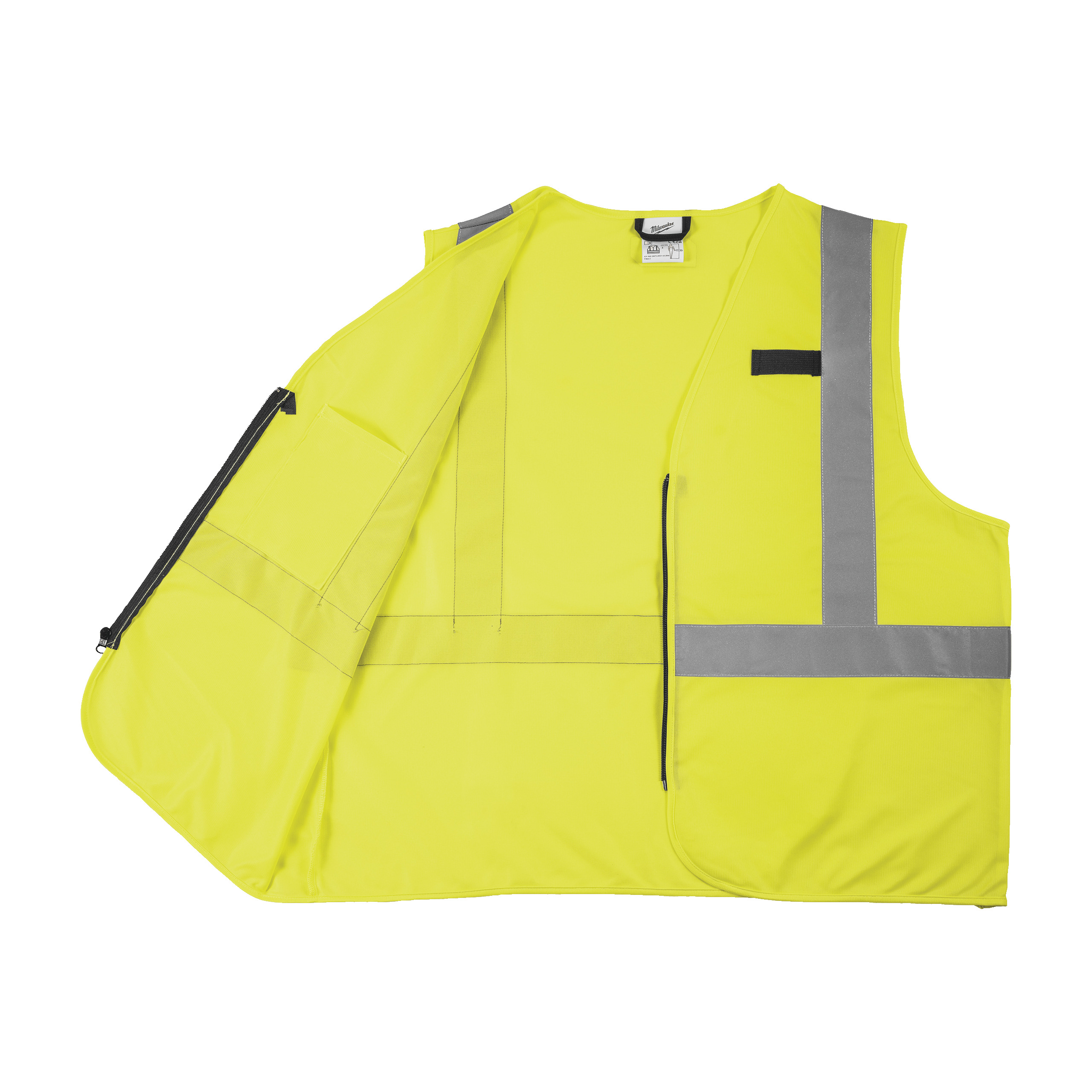 High-visibility, Sicherheitsweste, Reflektierende Weste, Neon Gelb, Ärmellose Weste