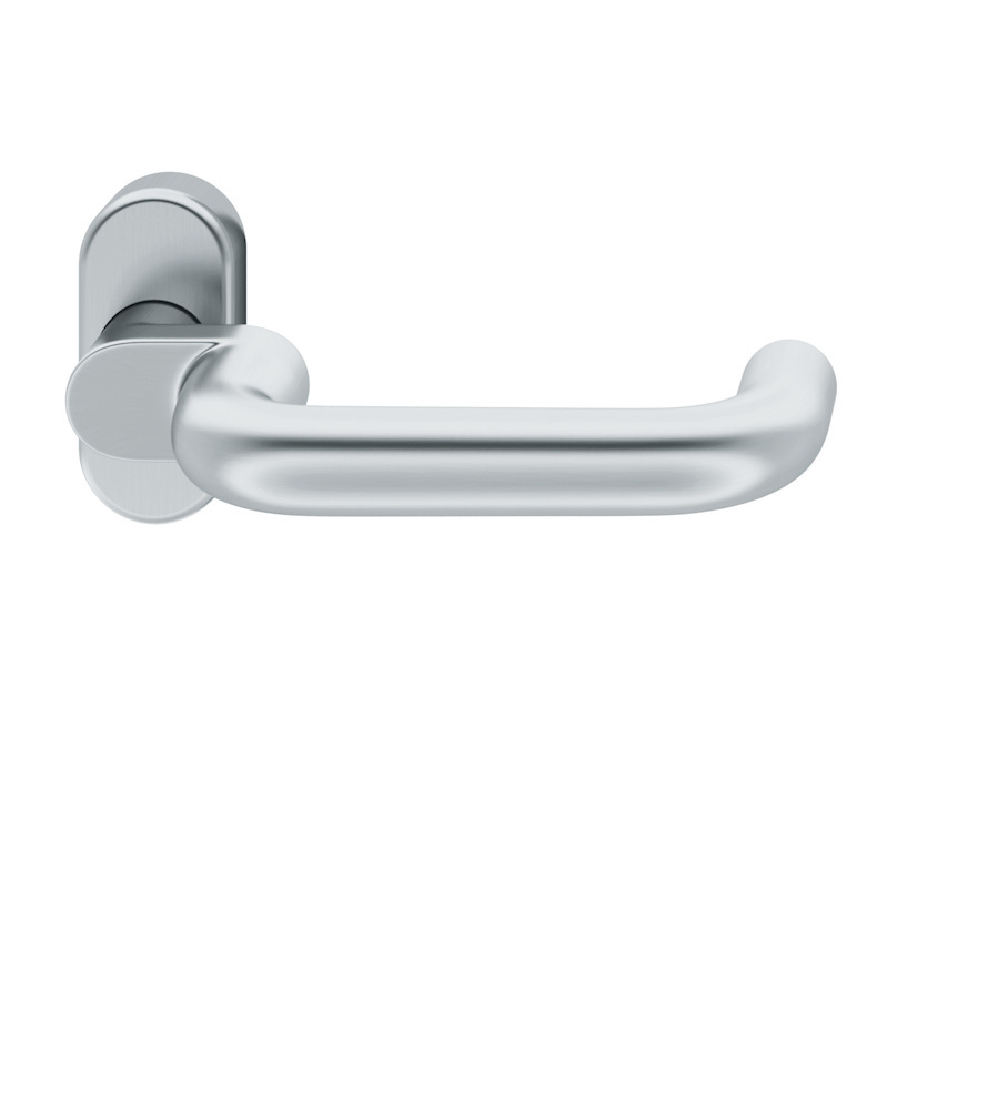 FSB Drücker-Halbgarnitur ohne Schlüsselrosette 06 1070, oval, VK 8 mm, Edelstahl