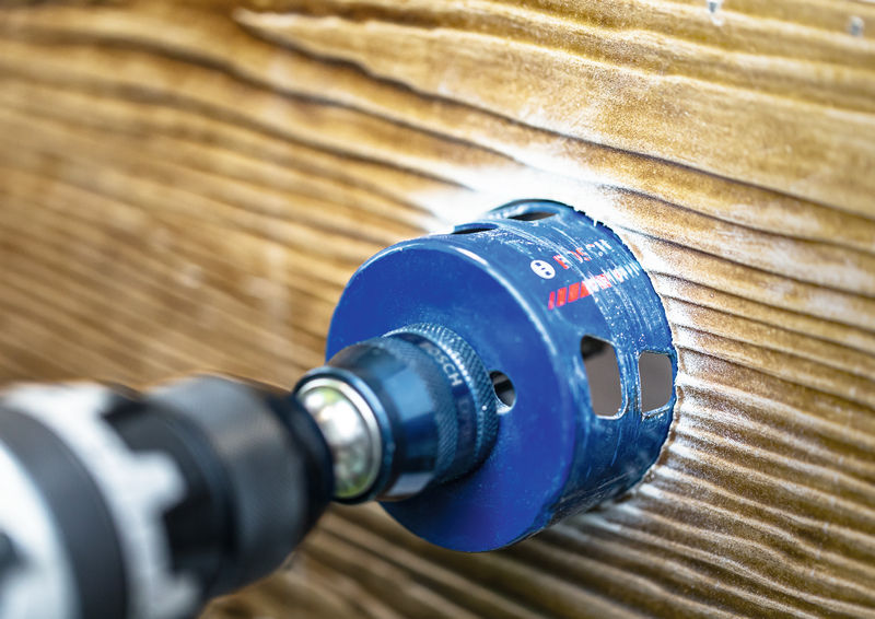 Detailbild, Bohrmaschine, Bohrfutter, Werkzeug, Holz, Kanaloptik