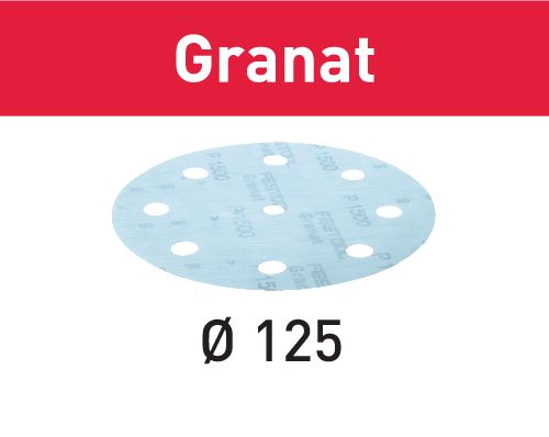 Schleifscheibe Granat STF D125/8 P1200 GR/50