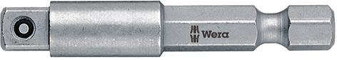 WERA Steckschlüssel-Adapter  1/4" für Einsätze 3/8" 50mm